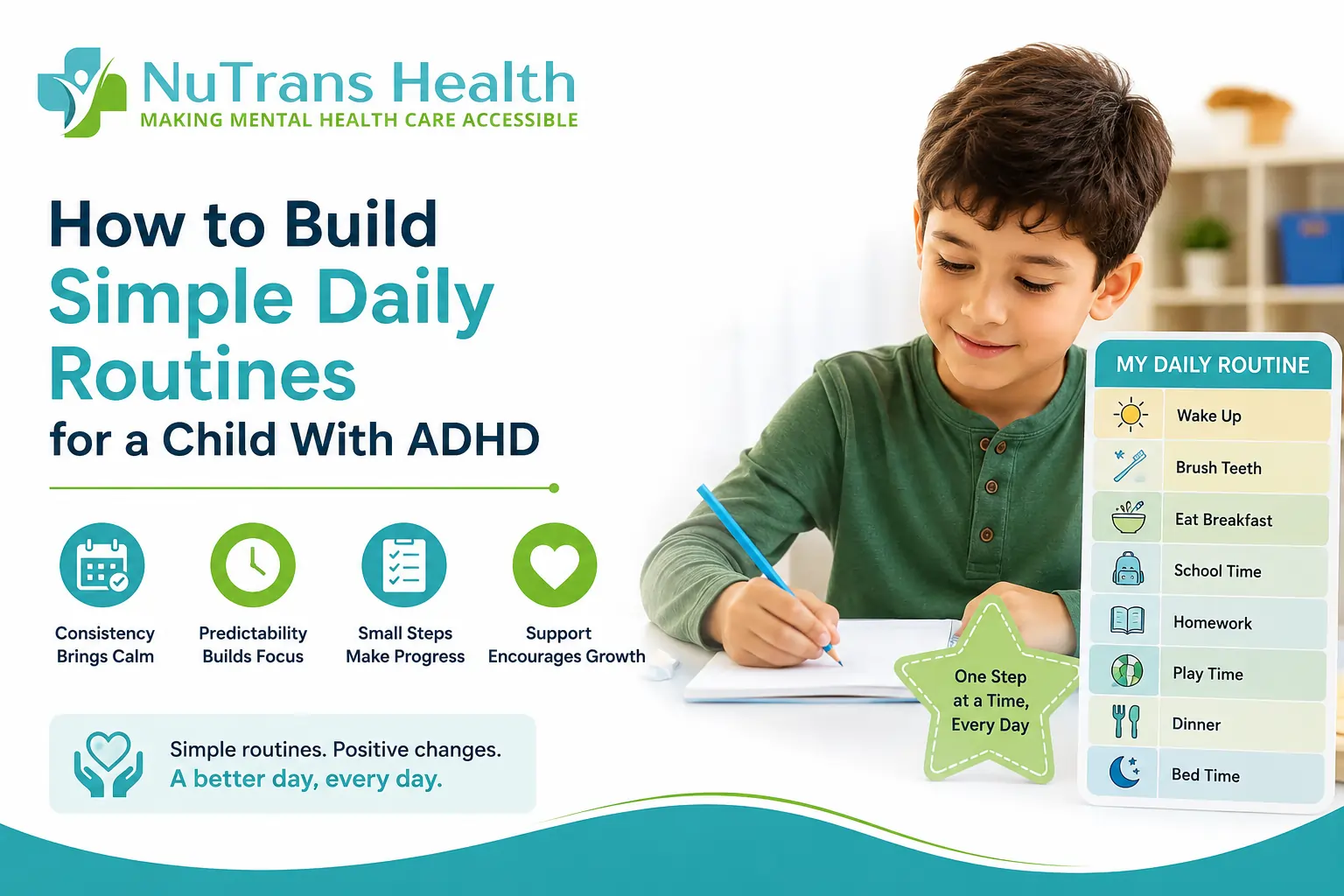 How to Build Simple Daily Routines for a Child With ADHD