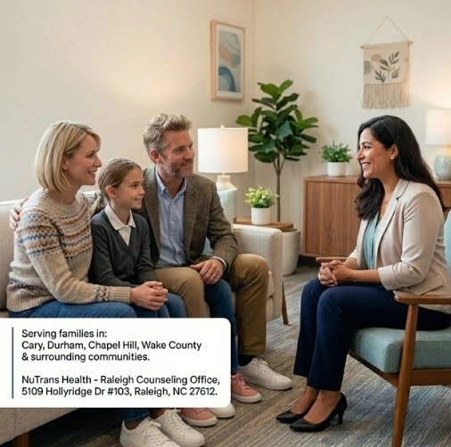 This imaeg is about Family Therapist Near You in Raleigh