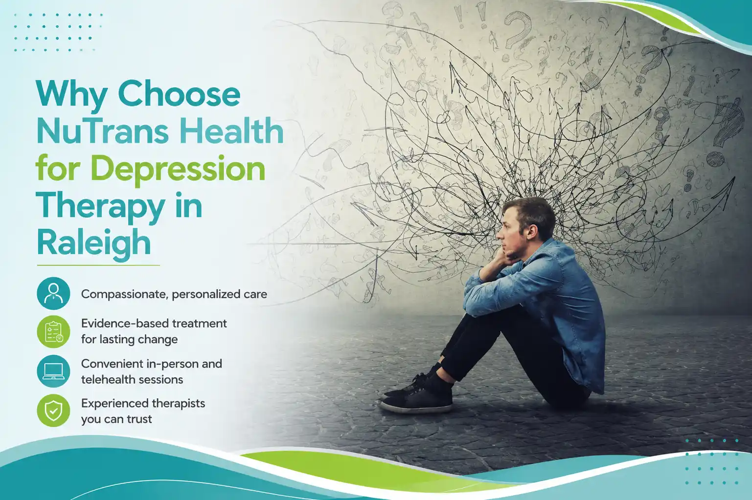 Why choose NuTrans Health for depression therapy in Raleigh