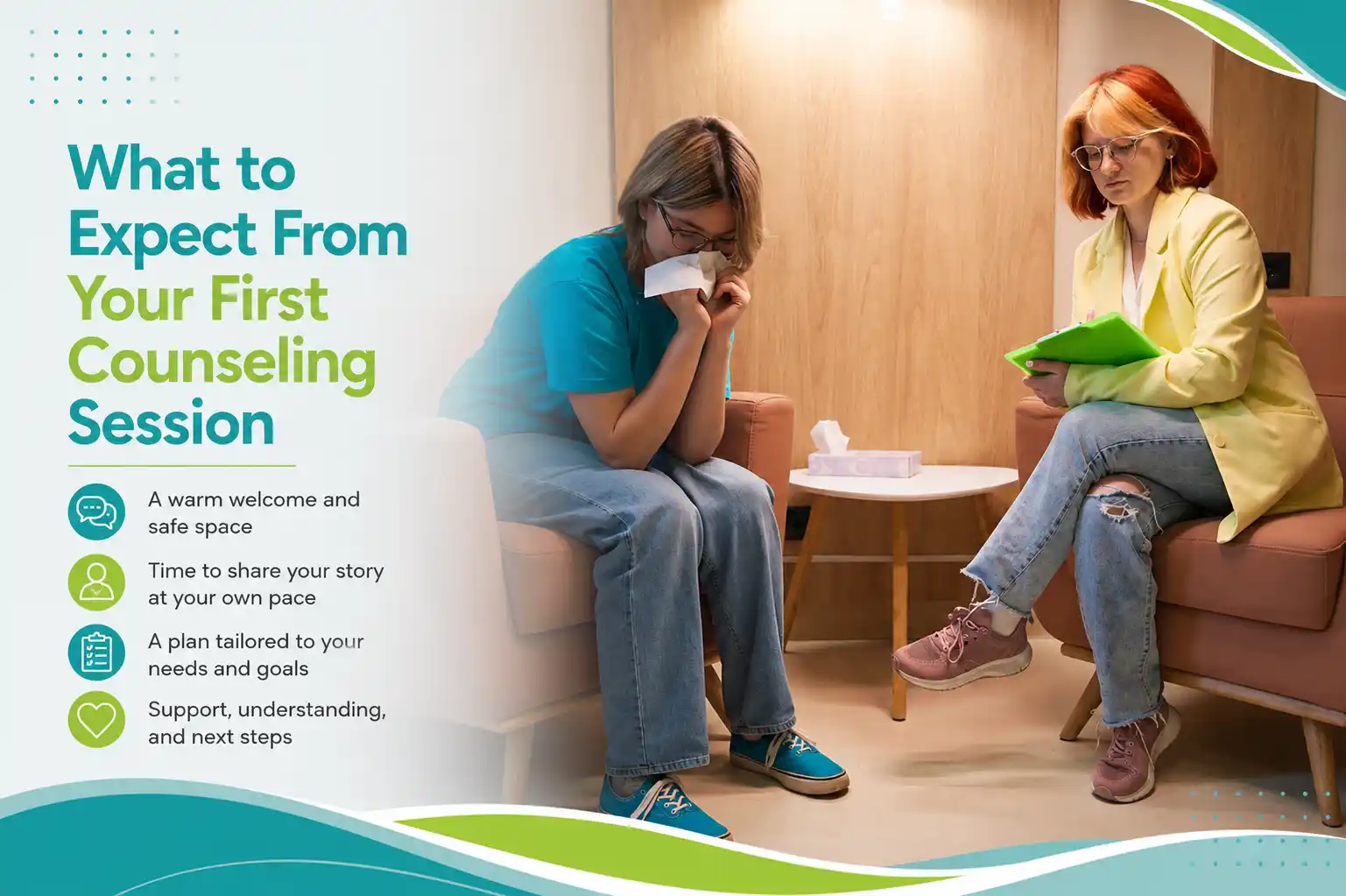What to expect during a first counseling session in Raleigh
