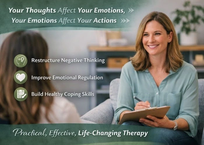 This image is about Cognitive Behavioral Therapy
