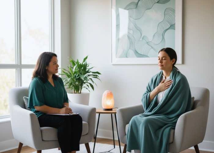 Grief and loss counseling session